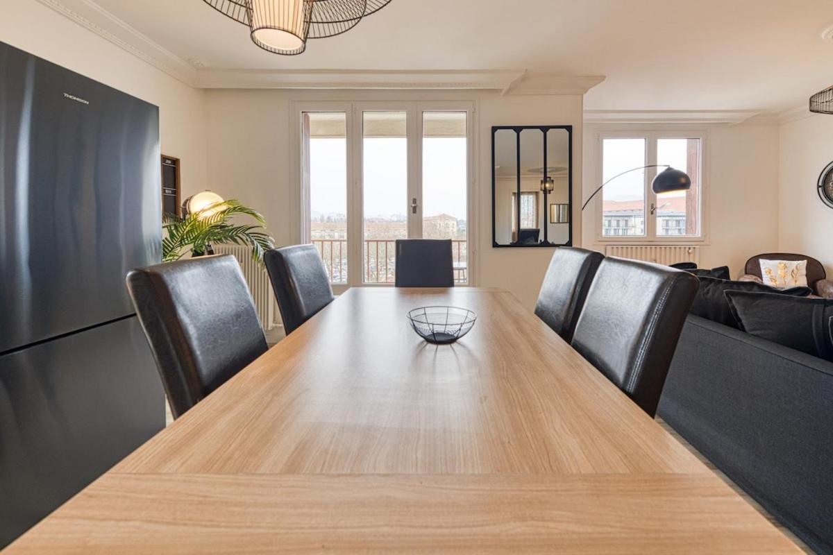 Magnificent Apartment, 4 Bedrooms, Fiber Wifi Grenoble Exterior photo